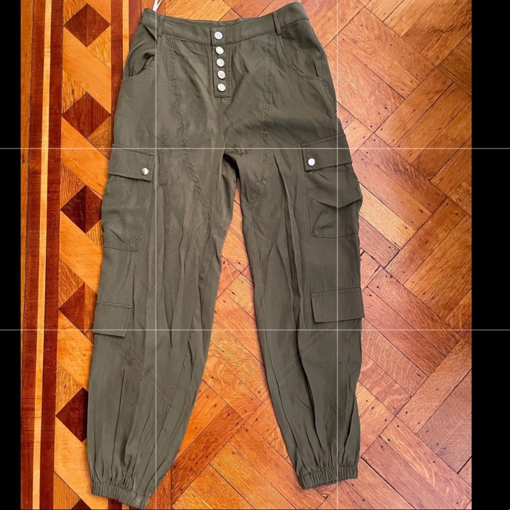 NEW Harem pants. New olive green harem pants.